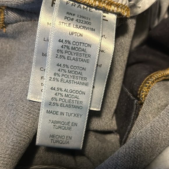 Frame Le Skinny de Jeanne crop size 30 - Picture 8 of 8